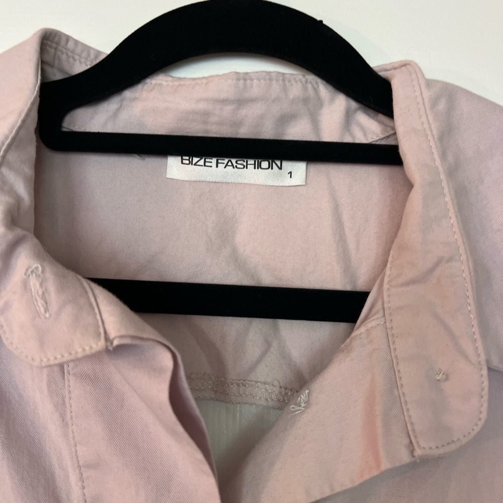 Light Lilac Button-Up Dress - Picture 5 of 5